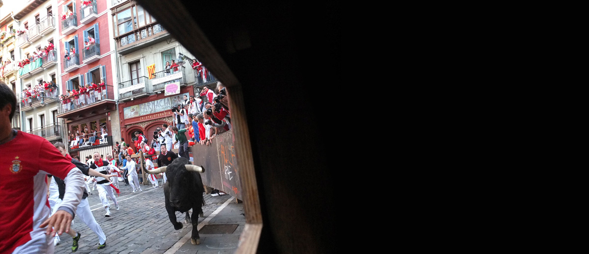 secuencia de imágenes tomadas desde la gatera
