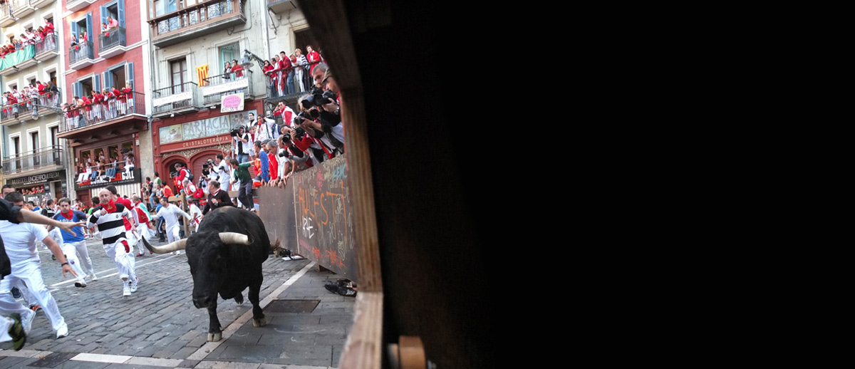 secuencia de imágenes tomadas desde la gatera