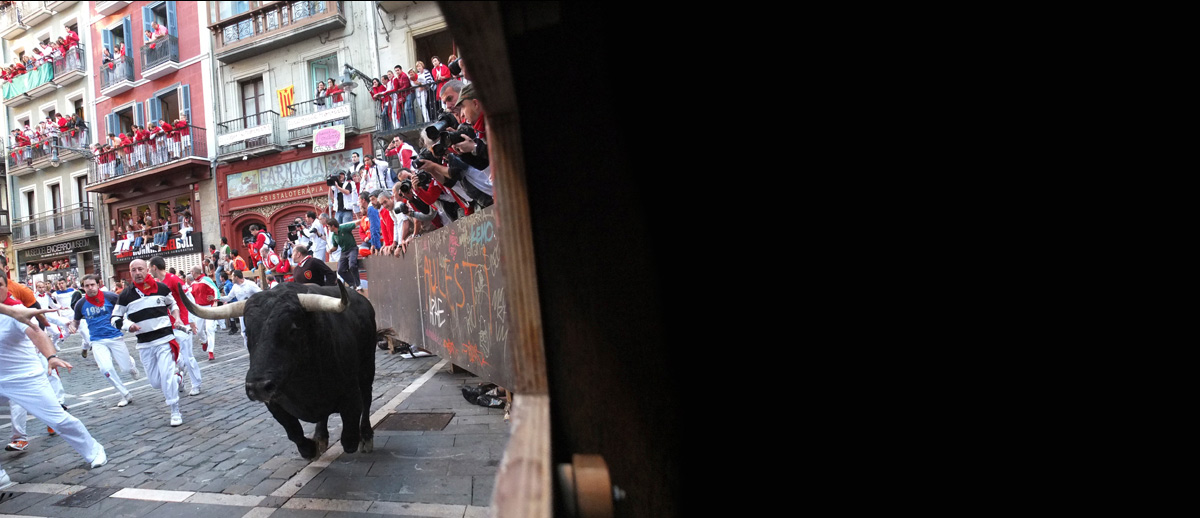 secuencia de imágenes tomadas desde la gatera