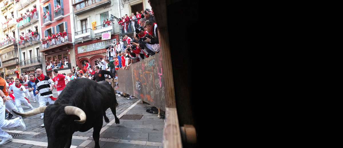 secuencia de imágenes tomadas desde la gatera