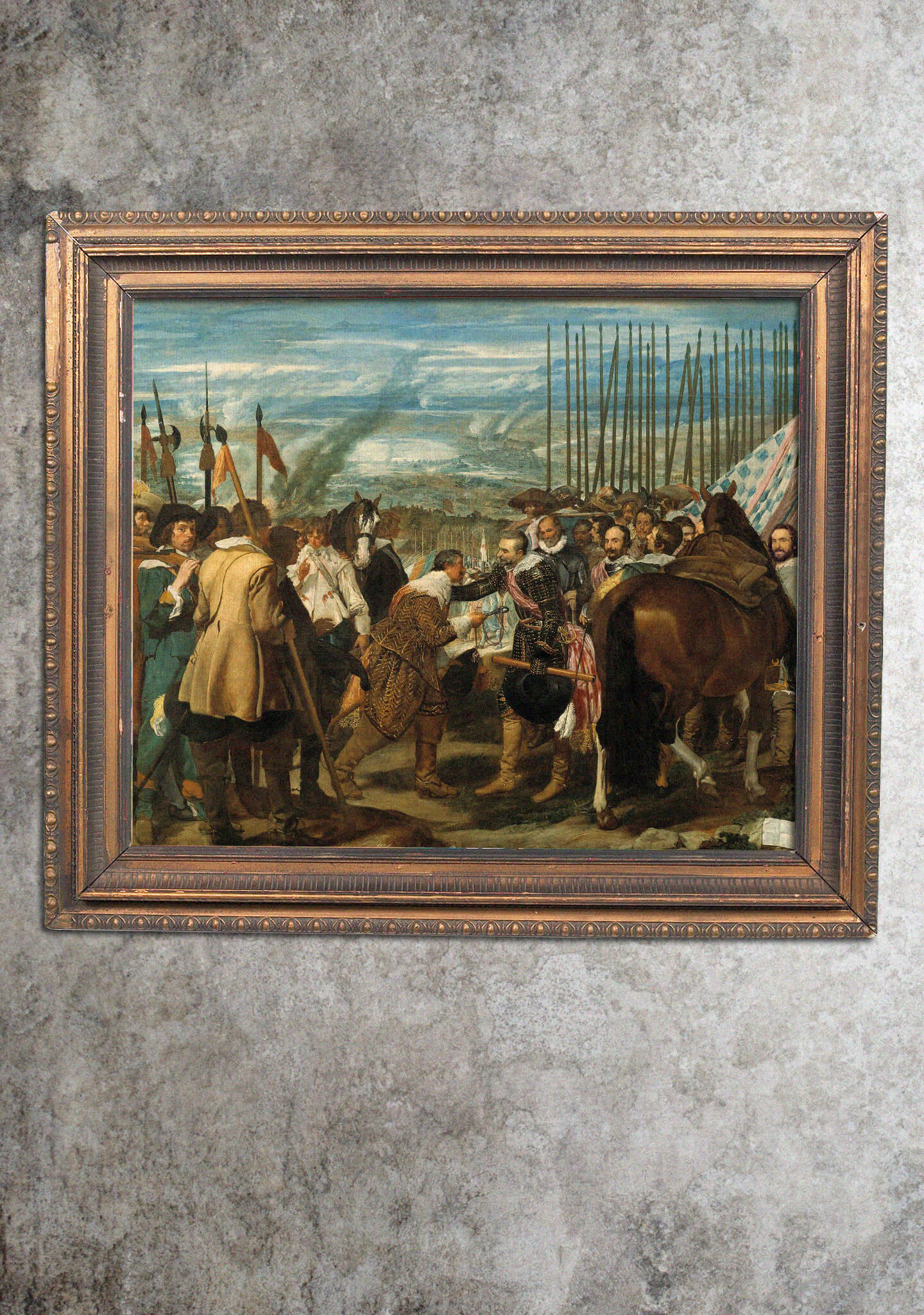 La rendición de Breda o Las lanzas, de Diego Velázquez 'La rendición