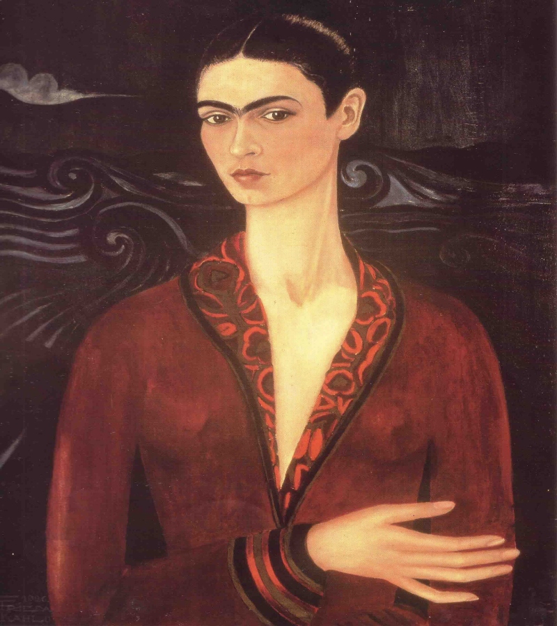 Autorretrato con traje de terciopelo (1926)