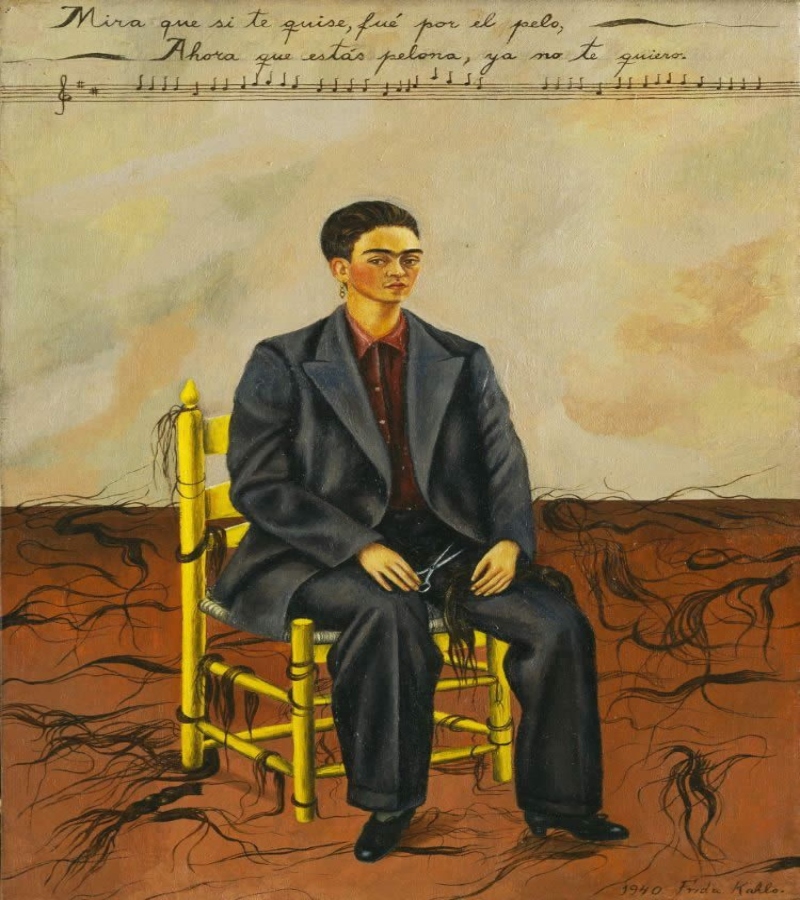 'Autorretrato con pelo cortado' (1940)